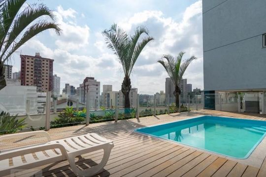 Área comum - Piscina de apartamento à venda com 3 quartos, 85m² em Estoril, Belo Horizonte