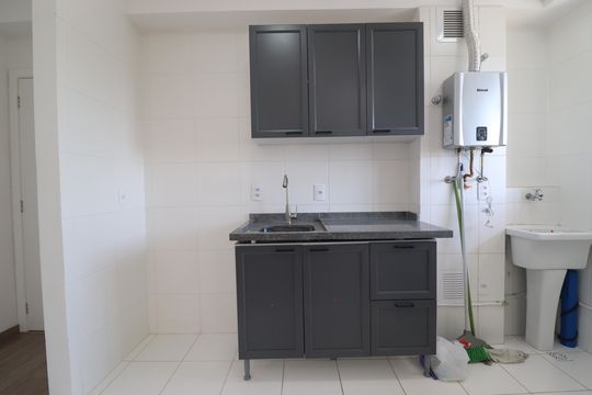 Cozinha de apartamento para alugar com 2 quartos, 59m² em Utinga, Santo André