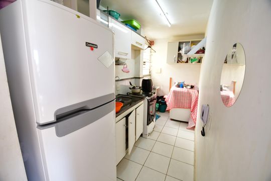 Cozinha de apartamento à venda com 2 quartos, 56m² em Vila Joao Jorge, Campinas