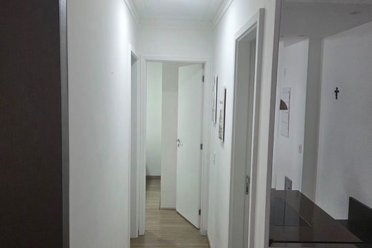 Corredor de apartamento para alugar com 2 quartos, 56m² em Santa Cecilia, São Paulo