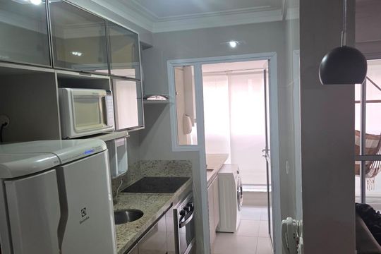 Cozinha de apartamento para alugar com 2 quartos, 56m² em Santa Cecilia, São Paulo