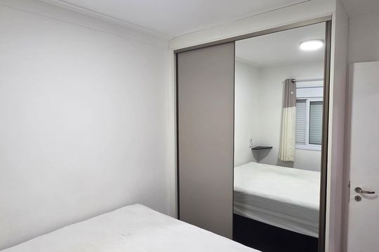 Quarto de apartamento para alugar com 2 quartos, 56m² em Santa Cecilia, São Paulo