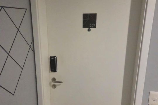 Porta  de entrada de apartamento para alugar com 2 quartos, 56m² em Santa Cecilia, São Paulo