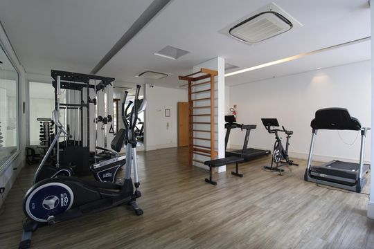 Área Comum - Academia de apartamento à venda com 1 quarto, 51m² em Itaim Bibi, São Paulo