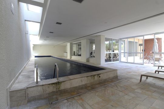 Área Comum - Piscina de apartamento à venda com 1 quarto, 51m² em Itaim Bibi, São Paulo