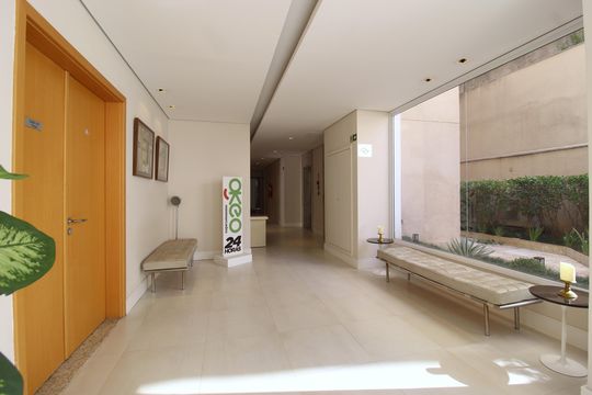 Hall Social de apartamento à venda com 1 quarto, 51m² em Itaim Bibi, São Paulo