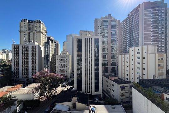Vista de kitnet/studio à venda com 1 quarto, 37m² em Itaim Bibi, São Paulo