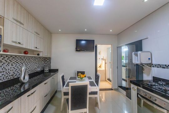 Cozinha de casa para alugar com 1 quarto, 85m² em Centro, Diadema