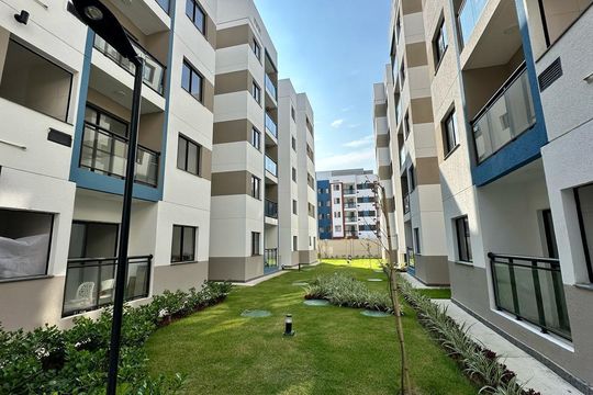 Fachada de apartamento à venda com 2 quartos, 48m² em Recreio dos Bandeirantes, Rio de Janeiro