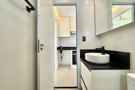 Banheiro de apartamento para alugar com 1 quarto, 35m² em Vila da Saúde, São Paulo