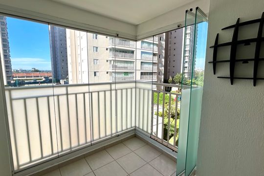 Varanda da Sala de apartamento à venda com 2 quartos, 75m² em Vila Augusta, Guarulhos