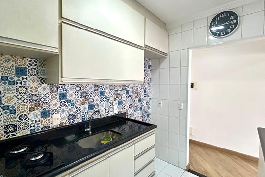 Cozinha de apartamento à venda com 2 quartos, 75m² em Vila Augusta, Guarulhos