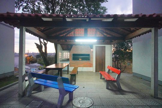 Área comum - Churrasqueira de apartamento para alugar com 2 quartos, 53m² em Canudos, Novo Hamburgo
