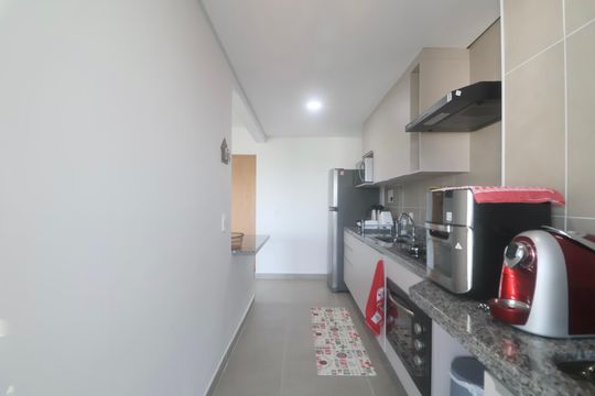 Área de Serviço de apartamento para alugar com 1 quarto, 56m² em Balneario Cidade Atlantica, Guarujá