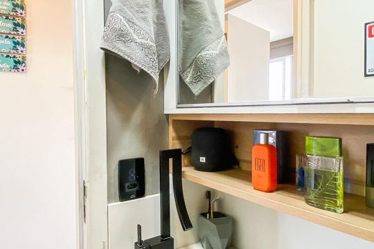 Banheiro de apartamento à venda com 2 quartos, 39m² em Vila Ré, São Paulo