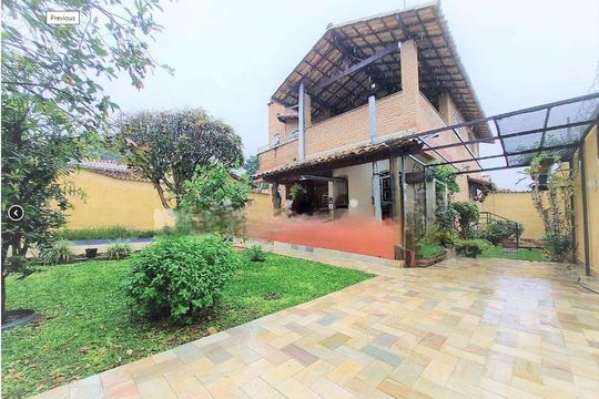 Fachada de casa de condomínio à venda com 4 quartos, 220m² em Doutor Lund, Lagoa Santa