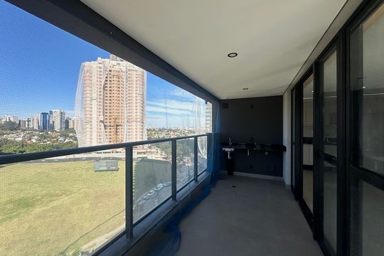 Varanda da Sala de apartamento à venda com 2 quartos, 112m² em Alphaville Comercial, Barueri
