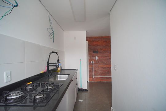 Cozinha de apartamento à venda com 2 quartos, 54m² em Operário, Novo Hamburgo