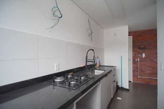 Cozinha de apartamento à venda com 2 quartos, 54m² em Operário, Novo Hamburgo