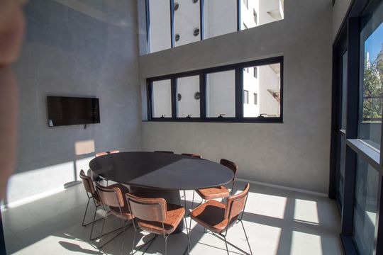 Área comum - Sala de Reunião de kitnet/studio à venda com 1 quarto, 25m² em Campo Belo, São Paulo