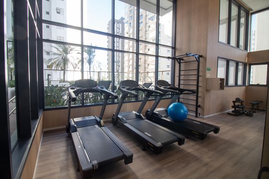 Área comum - Academia de kitnet/studio à venda com 1 quarto, 25m² em Campo Belo, São Paulo