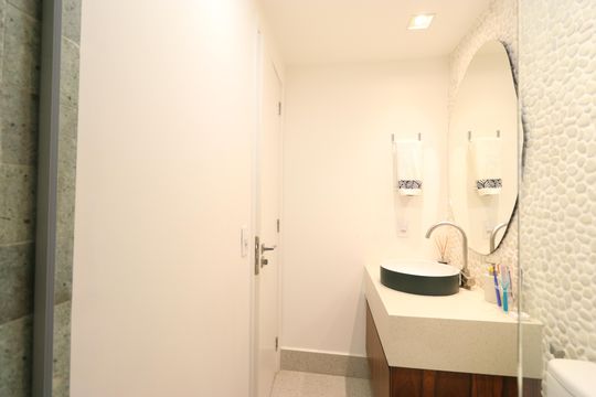 Banheiro Suite  de apartamento à venda com 1 quarto, 62m² em Vila Leopoldina, São Paulo