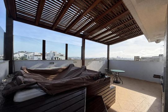 Área externa de apartamento à venda com 3 quartos, 234m² em Dona Clara, Belo Horizonte