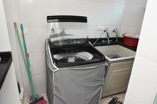 area de serviço de casa à venda com 4 quartos, 324m² em Mirante de Jundiaí, Jundiaí