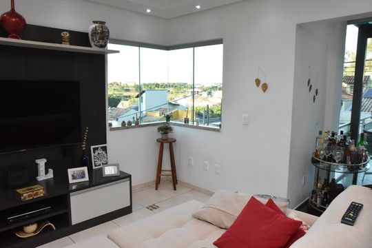 janela da sala com vista externa de casa à venda com 4 quartos, 324m² em Mirante de Jundiaí, Jundiaí