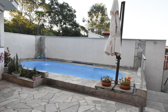Área comum - Piscina de casa à venda com 4 quartos, 324m² em Mirante de Jundiaí, Jundiaí