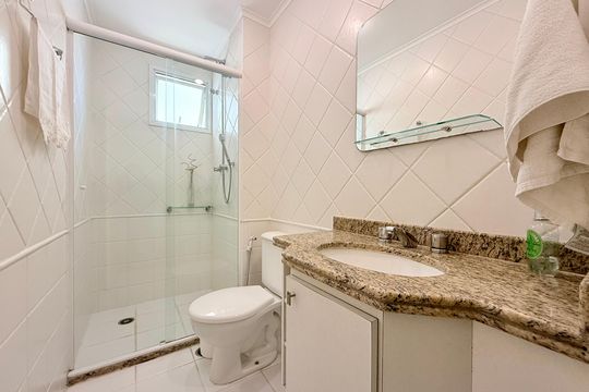 Banheiro Social  de apartamento para alugar com 4 quartos, 120m² em Vila Cruzeiro, São Paulo