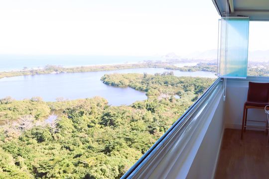 VARANDA de apartamento para alugar com 3 quartos, 110m² em Barra da Tijuca, Rio de Janeiro