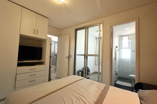 Quarto Suíte de kitnet/studio para alugar com 1 quarto, 40m² em Luxemburgo, Belo Horizonte