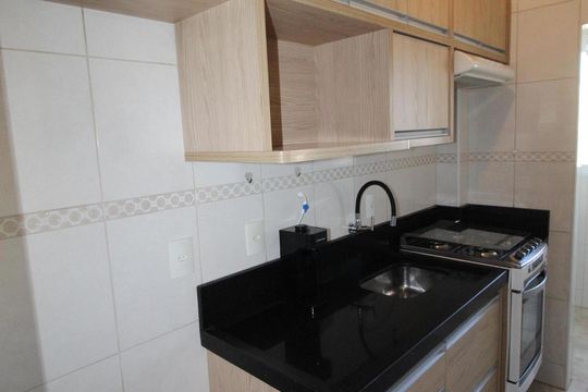 Cozinha de apartamento para alugar com 2 quartos, 63m² em Vila Ema, São José dos Campos