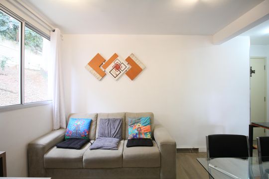 Sala e Sala de Jantar de apartamento à venda com 2 quartos, 42m² em Jardim Paris, São Paulo