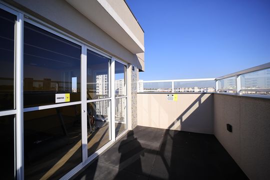 Área comum de apartamento para alugar com 2 quartos, 40m² em Jardim Maringa, São Paulo