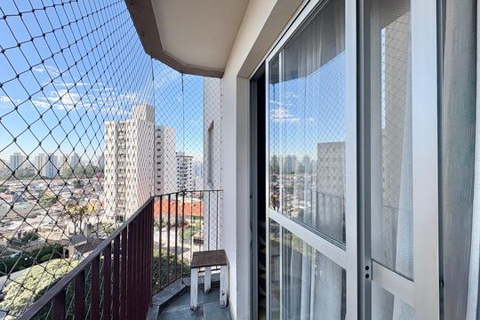 Varanda da Sala de apartamento à venda com 2 quartos, 56m² em Freguesia do Ó, São Paulo