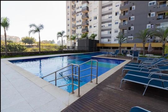 Área comum de apartamento à venda com 3 quartos, 68m² em Ferreira, São Paulo