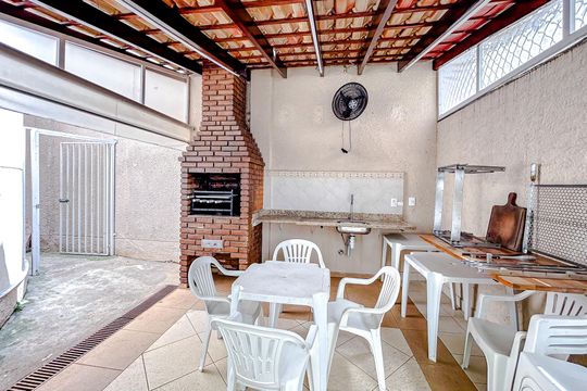 Área comum - Churrasqueira de apartamento à venda com 2 quartos, 46m² em Tatuapé, São Paulo