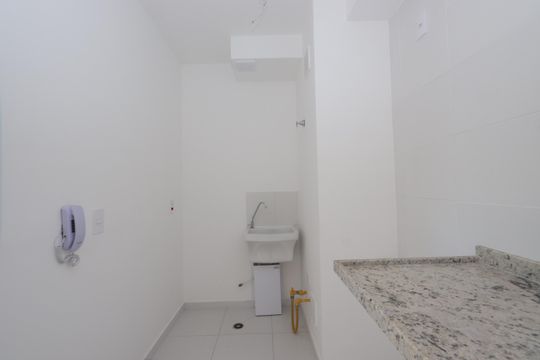 Cozinha de apartamento para alugar com 2 quartos, 36m² em Parque da Vila Prudente, São Paulo