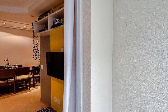 Varanda de apartamento à venda com 3 quartos, 60m² em Chácara Seis de Outubro, São Paulo