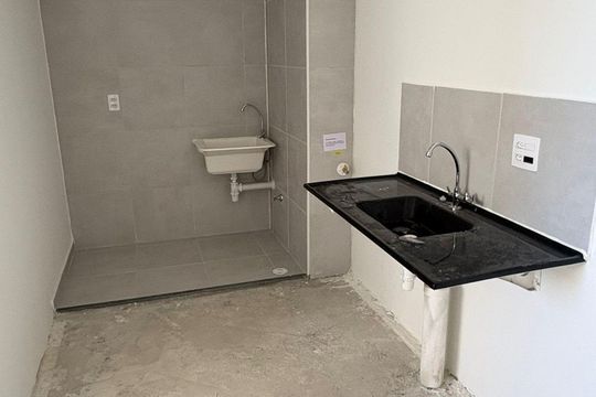 Cozinha de apartamento à venda com 2 quartos, 35m² em Jaguaré, São Paulo