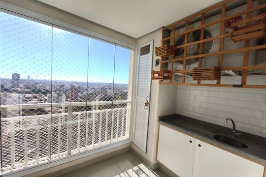 Varanda gourmet de apartamento para alugar com 3 quartos, 80m² em Ponte Preta, Campinas