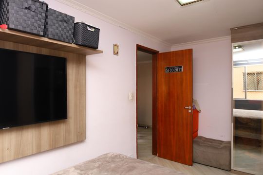 Quarto 1 de apartamento à venda com 3 quartos, 55m² em Vila Santa Cruz (zona Leste), São Paulo