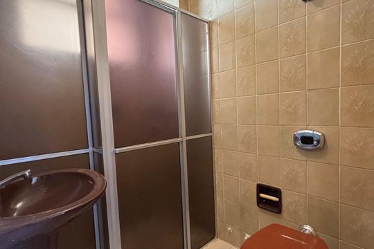 Banheiro da Suíte de apartamento à venda com 3 quartos, 94m² em Sion, Belo Horizonte