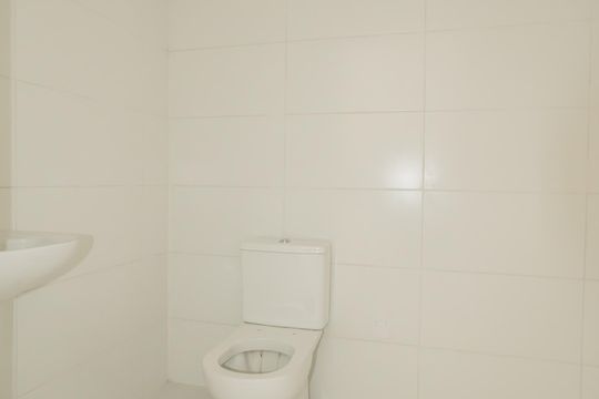 Banheiro de kitnet/studio à venda com 1 quarto, 26m² em Vila Clementino, São Paulo