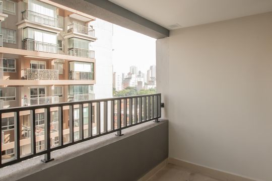 Varanda de kitnet/studio à venda com 1 quarto, 26m² em Vila Clementino, São Paulo