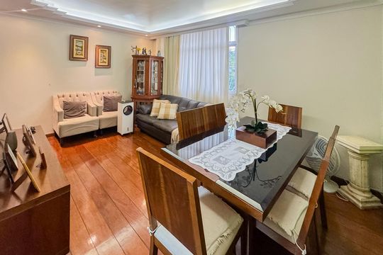 Sala de apartamento para alugar com 3 quartos, 85m² em Graça, Belo Horizonte