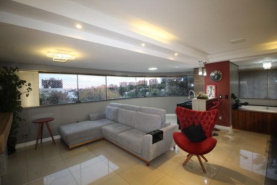 Sala de apartamento à venda com 3 quartos, 112m² em Boa Vista, Porto Alegre