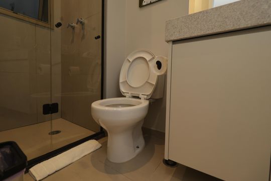 Banheiro de apartamento para alugar com 1 quarto, 28m² em Vila Mariana, São Paulo
